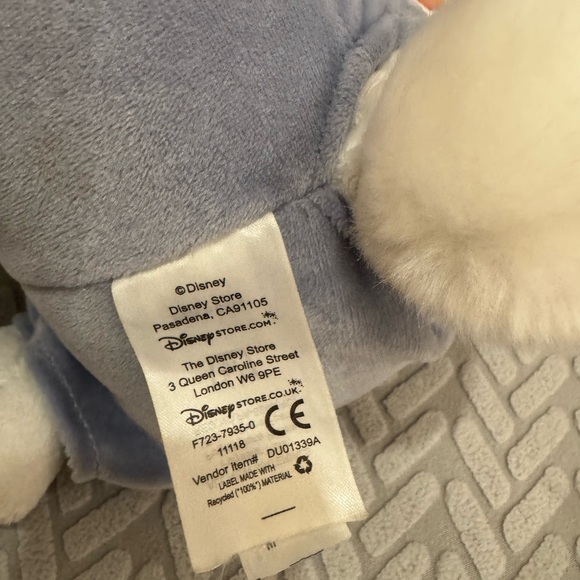 Disney Alice in wonderland white rabbit plush - Picture 3 of 3